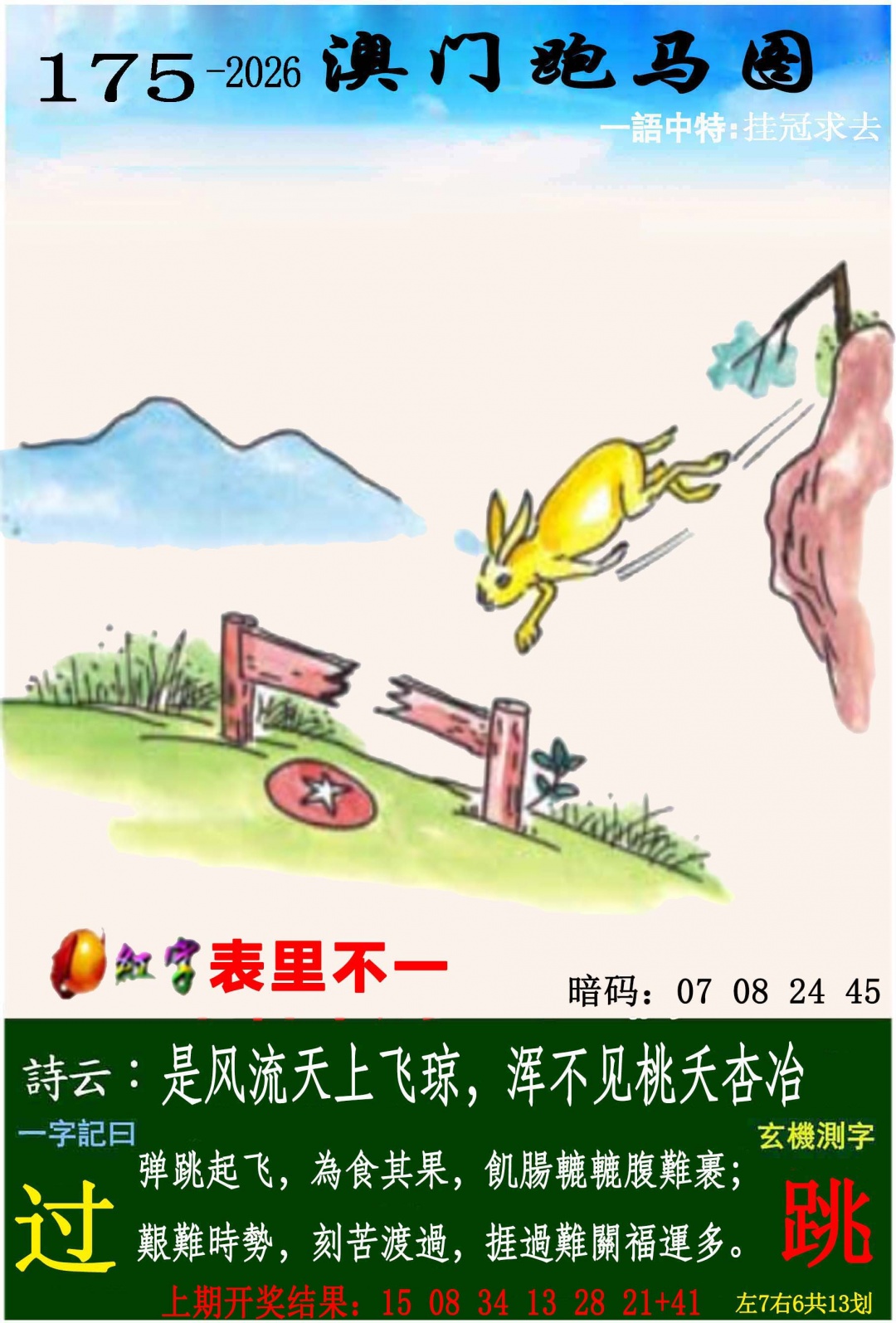 跑马图